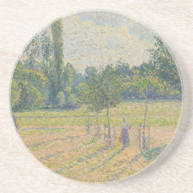 Porta-copos "Tarde Adiantada em nosso Prado" - Camille Pissarr (Frente)