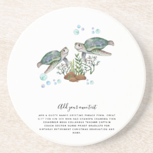 Porta-copos TARTARTARUGAS MARÍTIMAS Personalizadas