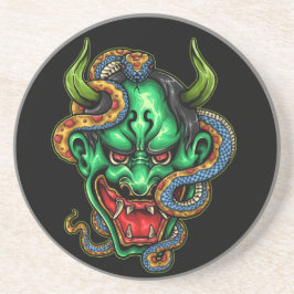 Porta-copos Tatuagem do Dragão Verde