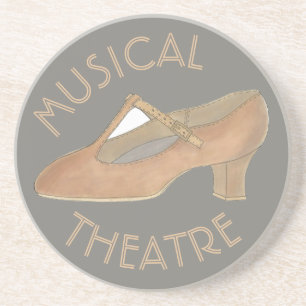 Porta-copos Teatro Musical Tan Character Dance Calçado Teatro