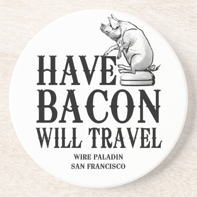 Porta-copos Tenha Bacon Will Viagem (Frente)
