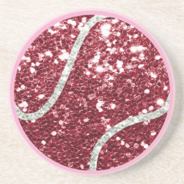 Porta-copos Tênis Ball Pink temático para Festa de Chá de fral