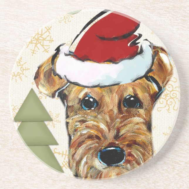 PORTA-COPOS TERRIER AIREDALE (Frente)