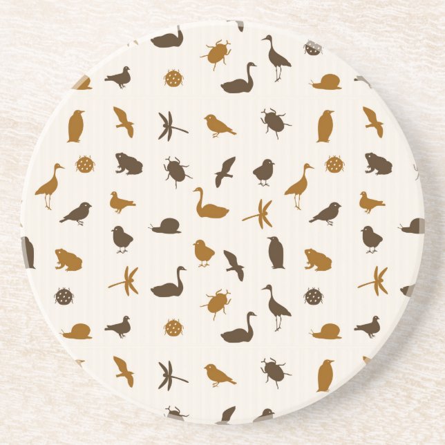 Porta-copos Teste padrão animal 2 (Frente)