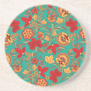 Porta-copos Teste padrão floral 2
