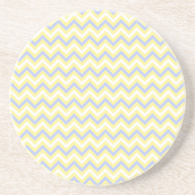 Porta-copos Teste padrão Pastel de Chevron (Frente)