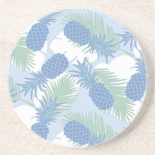 Porta-copos Teste padrão Pastel tropical do abacaxi
