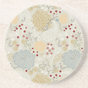 Porta-copos teste padrão que indica o jardim encaracolado