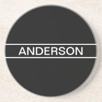 Texto Personalizável | Preto e Branco Moderno e Ou