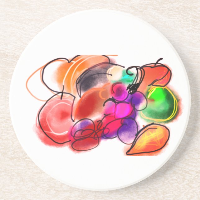 Porta-copos Thanksgiving food (Frente)