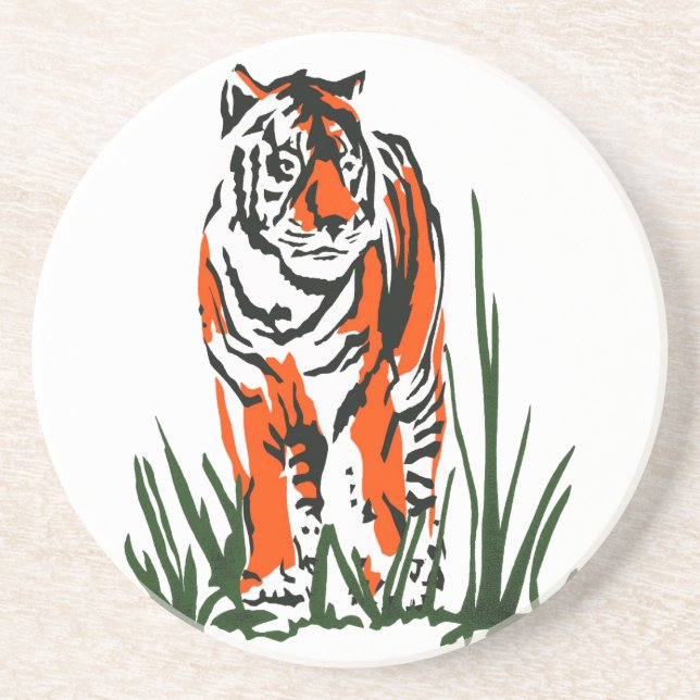 Porta-copos Tiger Silkscreen (Frente)