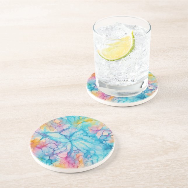 Porta-copos Tingimento Tie-Dye (Lateral)