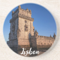 Torre de Belem ao pôr do sol em Lisboa, Portugal