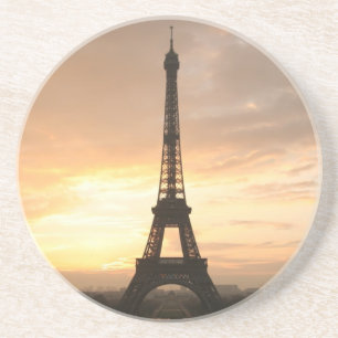 Porta-copos Torre Eiffel no nascer do sol.