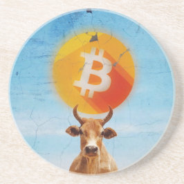 Porta-copos Touro Resiliente Bitcoin