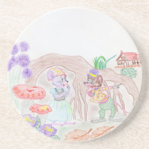 Porta-copos Trabalho de arte de Crianças Personalizadas, dois 