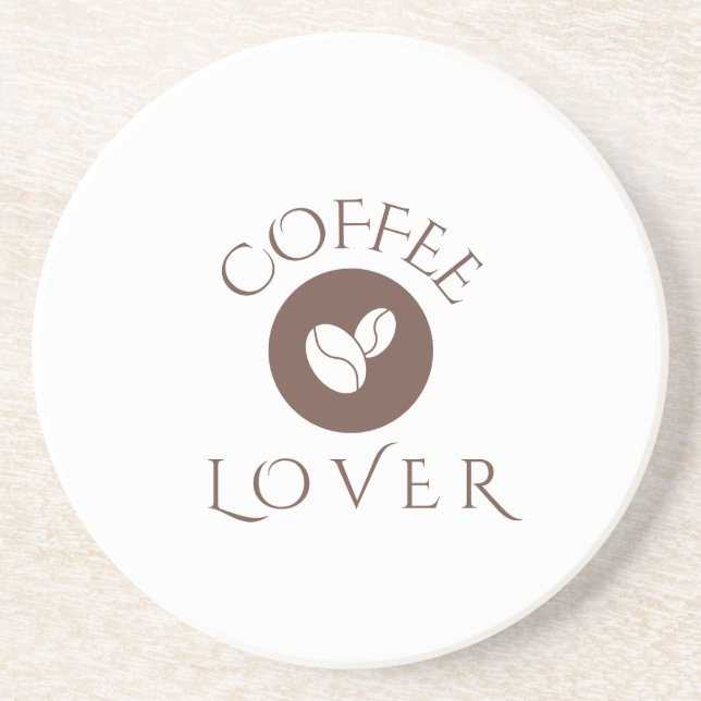 Porta-copos Travesseiro Decorativo Amante de Café – Presente d (Frente)