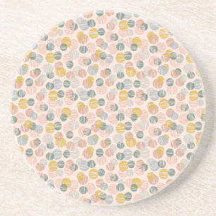 Porta-copos Travesseiro decorativo de padrão de pontos de tend