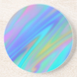 Porta-copos Trendy luxuoso azul roxo, azul, holográfico