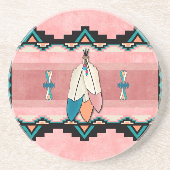 Porta-copos Três penas (Frente)