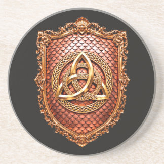 Porta-copos Triquetra Místico Heráldico