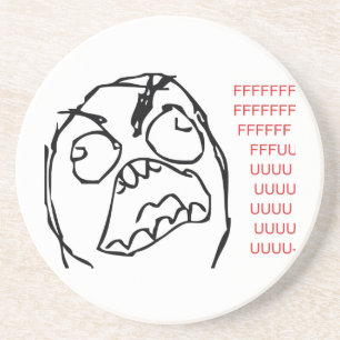 Porta-copos Troll da raiva