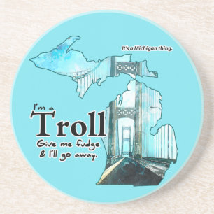 Porta copos Troll Michigan