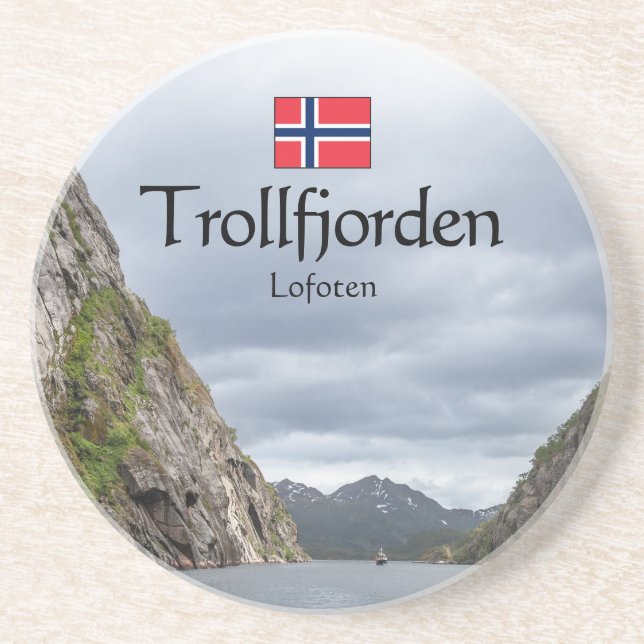 Porta-copos Trollfjord Lofoten (Frente)