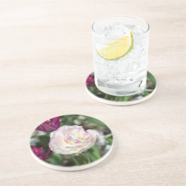 Porta-copos Tulipas cor-de-rosa brilhantes num dia ensolarado