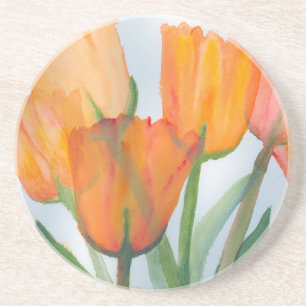 Porta-copos Tulipas de Citrus Laranja