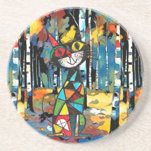 Porta-copos Um Dia Abstrato