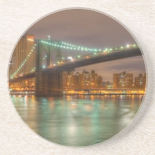 Porta-copos Um panorama da skyline da Nova Iorque