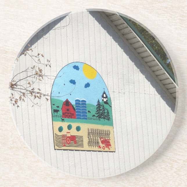 Porta-copos Um Quilt Barn Divertido (Frente)