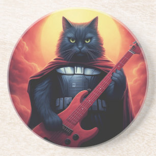 Porta-copos Um riff que agita o Cosmos   Senhor Gato Galáctico