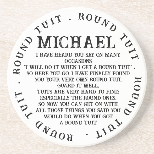 Porta-copos Um Tubo Redondo (Frente)