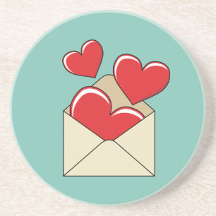 Porta-copos Uma Carta de Amor