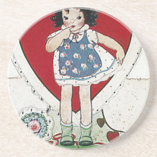 Porta-copos Uma Garota Vintage Me Disse
