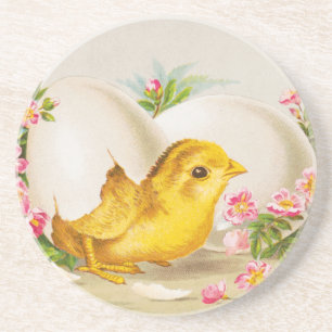 Porta-copos "Uma Oferta de Páscoa" Cartão Vintage VIctoriano,