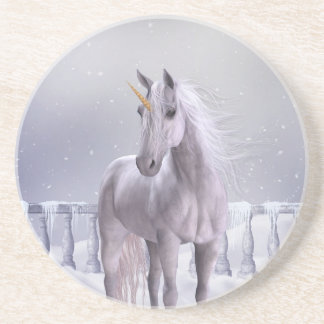 Porta-copos Unicórnio na Neve