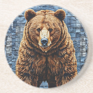 Porta-copos Urso cinzento