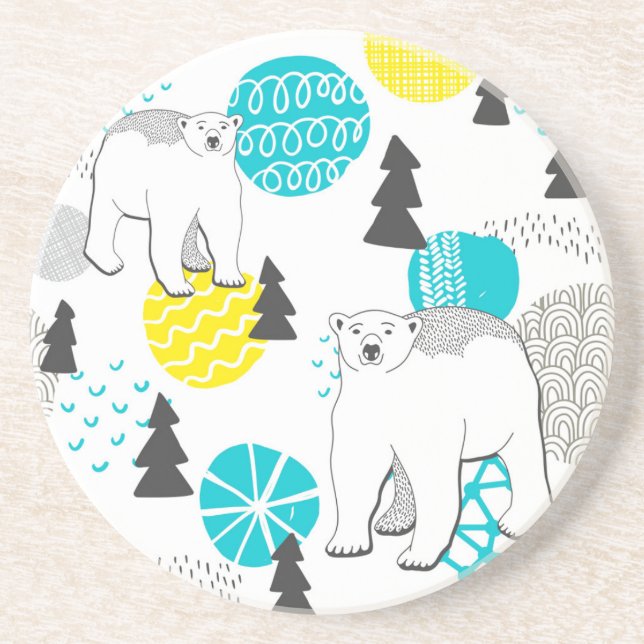 Porta-copos Urso polar (Frente)