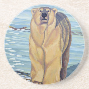 Porta-copos Urso Polar Portas copos Urso-Arte Selvagem Porta c