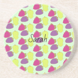 Porta-copos Uvas Vermelhas, Verdes E Roxas