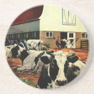 Porta-copos Vacas Leiteiras Holstein Vintage na Empresa Agríco