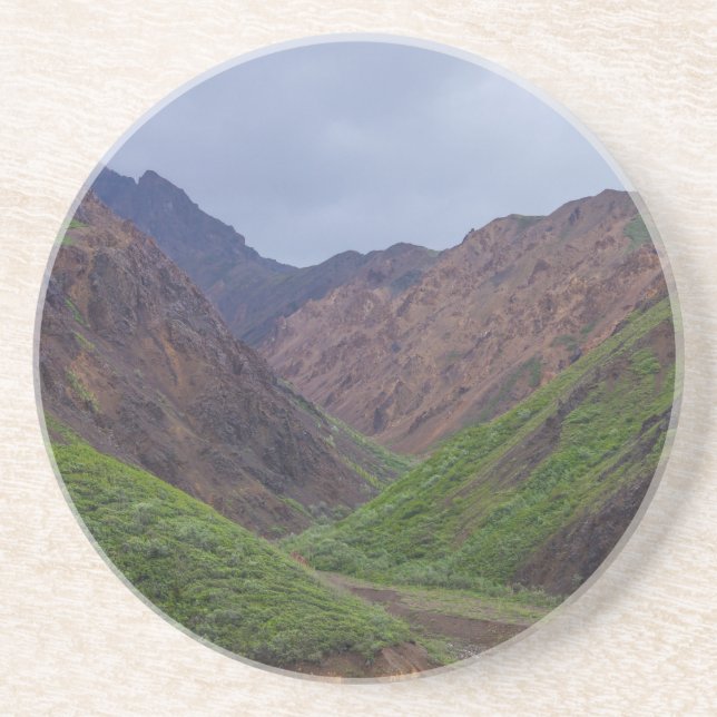 Porta-copos Vale no Rio Toklat de Denali (Frente)