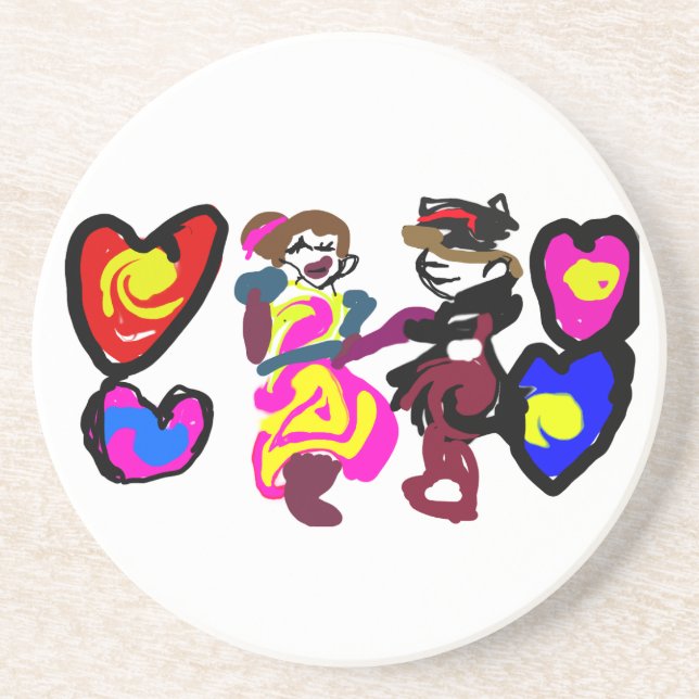 Porta-copos Valentine win love (Frente)