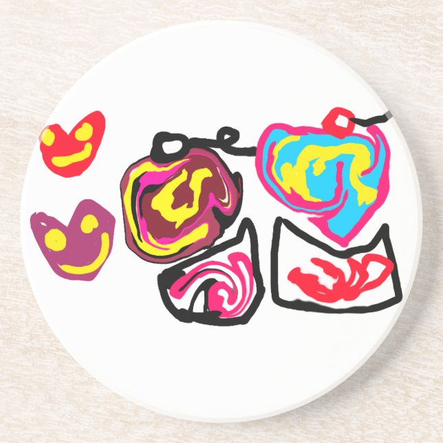 Porta-copos valentine's day cupcakes (Frente)