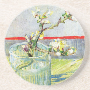Porta-copos Van Gogh Blossoming Almond Branch em um Vidro