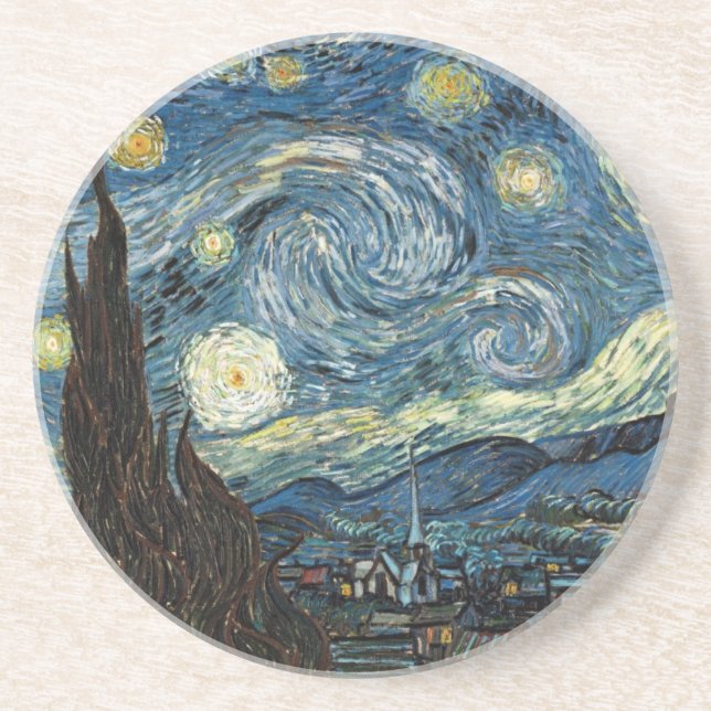 Porta-copos Van Gogh Starry Night (Frente)