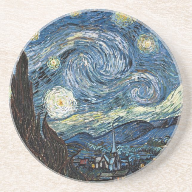 Porta-copos Van Gogh Starry Night (Frente)